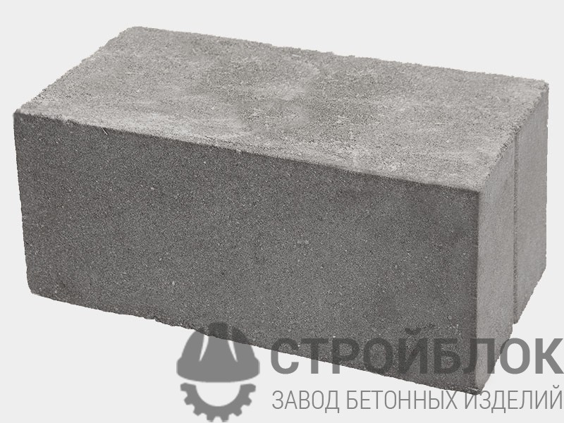Блок керамзитобетонный полнотелый 390х190х188 мм
